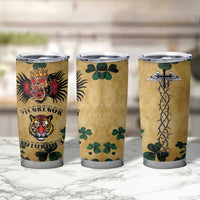 The Irishman-Notorious Tumbler Cup Old School Tattoos and Shamrocks Grunge Style