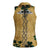 The Irishman-Notorious Women Sleeveless Polo Shirt Old School Tattoos and Shamrocks Grunge Style
