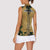 The Irishman-Notorious Women Sleeveless Polo Shirt Old School Tattoos and Shamrocks Grunge Style