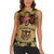 The Irishman-Notorious Women Sleeveless Polo Shirt Old School Tattoos and Shamrocks Grunge Style