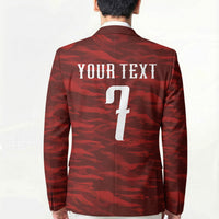 Custom South Korea National Football Blazer Tigers-Taegeuk Warriors Red