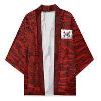 Custom South Korea National Football Kimono Tigers-Taegeuk Warriors Red