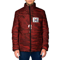 Custom South Korea National Football Padded Jacket Tigers-Taegeuk Warriors Red