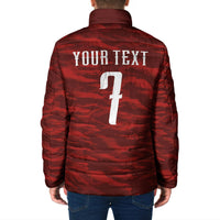 Custom South Korea National Football Padded Jacket Tigers-Taegeuk Warriors Red