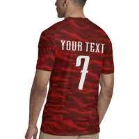 Custom South Korea National Football Rugby Jersey Tigers-Taegeuk Warriors Red