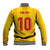 Custom Ukraine National Football Baseball Jacket Vyshyvanka Inspired Geometry - Wonder Print Shop