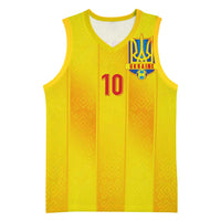 Custom Ukraine National Football Basketball Jersey Vyshyvanka Inspired Geometry - Wonder Print Shop