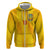 Custom Ukraine National Football Hoodie Vyshyvanka Inspired Geometry - Wonder Print Shop