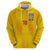Custom Ukraine National Football Hoodie Vyshyvanka Inspired Geometry - Wonder Print Shop