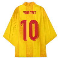 Custom Ukraine National Football Kimono Vyshyvanka Inspired Geometry - Wonder Print Shop