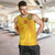 Custom Ukraine National Football Men Tank Top Vyshyvanka Inspired Geometry - Wonder Print Shop