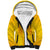 Custom Ukraine National Football Sherpa Hoodie Vyshyvanka Inspired Geometry - Wonder Print Shop