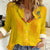 Custom Ukraine National Football Women Casual Shirt Vyshyvanka Inspired Geometry - Wonder Print Shop