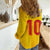 Custom Ukraine National Football Women Casual Shirt Vyshyvanka Inspired Geometry - Wonder Print Shop