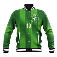 Custom Ireland National Football Baseball Jacket Celtics Knot Shamrocks Inspired Geometry - Wonder Print Shop