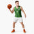 Custom Ireland National Football Basketball Jersey Celtics Knot Shamrocks Inspired Geometry - Wonder Print Shop