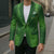 Custom Ireland National Football Blazer Celtics Knot Shamrocks Inspired Geometry - Wonder Print Shop