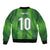 Custom Ireland National Football Bomber Jacket Celtics Knot Shamrocks Inspired Geometry - Wonder Print Shop