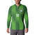 Custom Ireland National Football Button Sweatshirt Celtics Knot Shamrocks Inspired Geometry - Wonder Print Shop