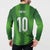 Custom Ireland National Football Button Sweatshirt Celtics Knot Shamrocks Inspired Geometry - Wonder Print Shop
