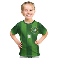 Custom Ireland National Football Kid T Shirt Celtics Knot Shamrocks Inspired Geometry - Wonder Print Shop