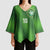 Custom Ireland National Football Kimono Sleeve Blouse Celtics Knot Shamrocks Inspired Geometry - Wonder Print Shop