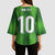Custom Ireland National Football Kimono Sleeve Blouse Celtics Knot Shamrocks Inspired Geometry - Wonder Print Shop