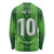 Custom Ireland National Football Long Sleeve Shirt Celtics Knot Shamrocks Inspired Geometry - Wonder Print Shop