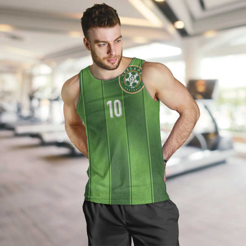 Custom Ireland National Football Men Tank Top Celtics Knot Shamrocks Inspired Geometry - Wonder Print Shop