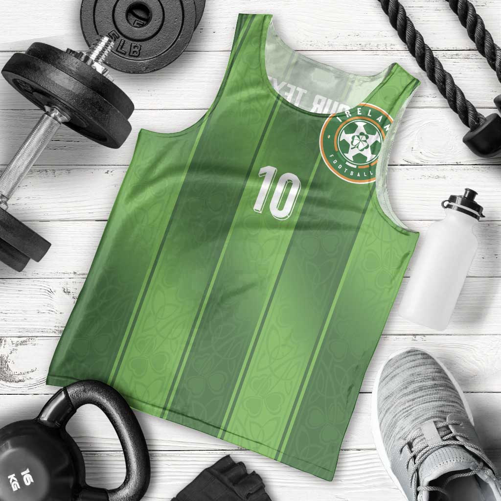 Custom Ireland National Football Men Tank Top Celtics Knot Shamrocks Inspired Geometry - Wonder Print Shop