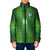 Custom Ireland National Football Padded Jacket Celtics Knot Shamrocks Inspired Geometry - Wonder Print Shop