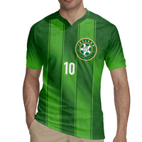 Custom Ireland National Football Rugby Jersey Celtics Knot Shamrocks Inspired Geometry - Wonder Print Shop