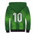 Custom Ireland National Football Sherpa Hoodie Celtics Knot Shamrocks Inspired Geometry - Wonder Print Shop