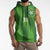 Custom Ireland National Football Sleeveless Hoodie Celtics Knot Shamrocks Inspired Geometry - Wonder Print Shop