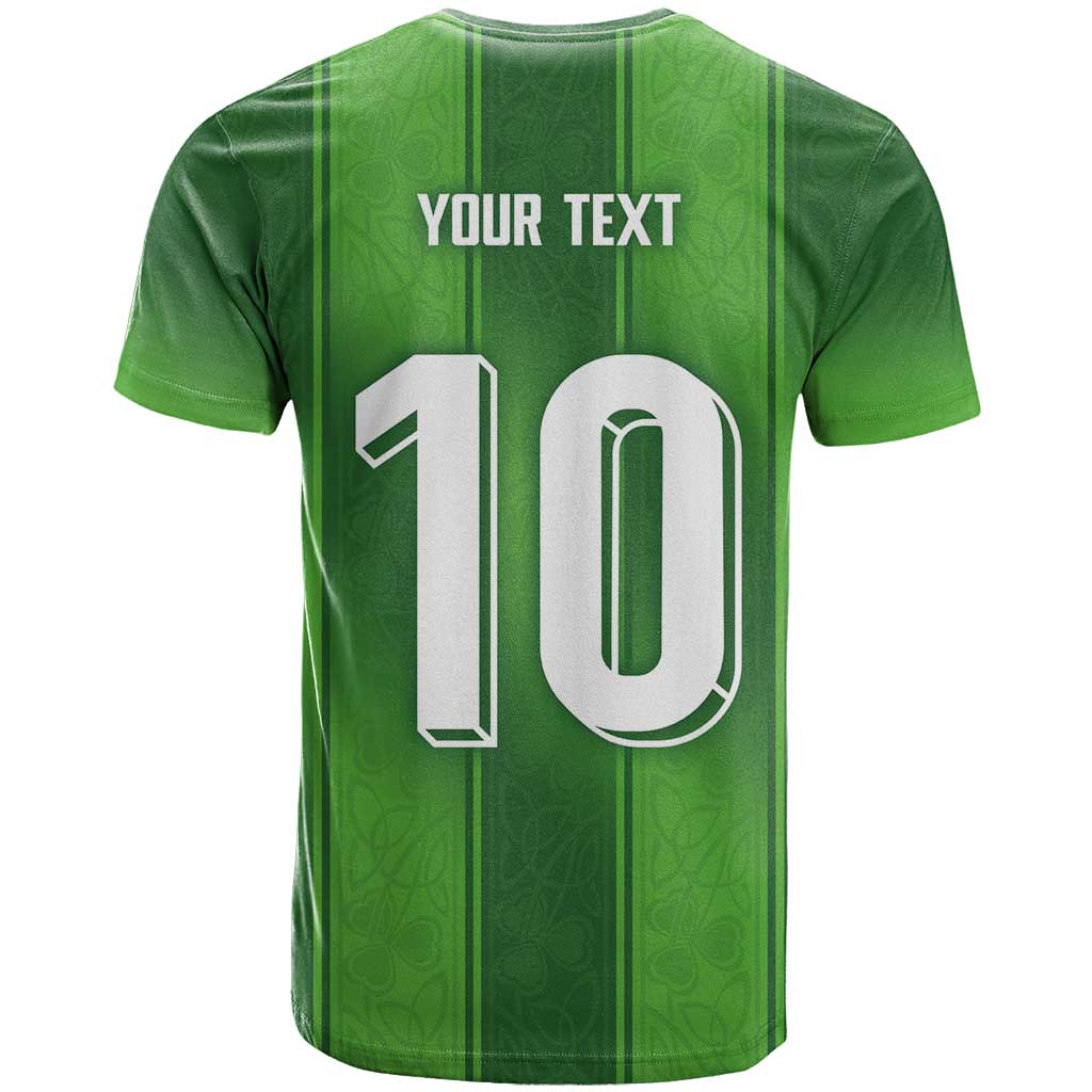 Custom Ireland National Football T Shirt Celtics Knot Shamrocks Inspired Geometry - Wonder Print Shop