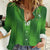 Custom Ireland National Football Women Casual Shirt Celtics Knot Shamrocks Inspired Geometry - Wonder Print Shop