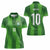 Custom Ireland National Football Women Polo Shirt Celtics Knot Shamrocks Inspired Geometry - Wonder Print Shop