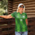 Custom Ireland National Football Women Polo Shirt Celtics Knot Shamrocks Inspired Geometry - Wonder Print Shop