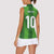 Custom Ireland National Football Women Sleeveless Polo Shirt Celtics Knot Shamrocks Inspired Geometry - Wonder Print Shop
