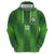 Custom Ireland National Football Zip Hoodie Celtics Knot Shamrocks Inspired Geometry - Wonder Print Shop