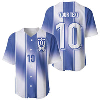 Custom Greece National Football Baseball Jersey Greek Key Inspired Geometry - Wonder Print Shop