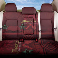 Happy Morocco Proclamation Day Back Car Seat Cover Barbary Lion's Roar - Fight for Peace and Freedom - Wonder Print Shop