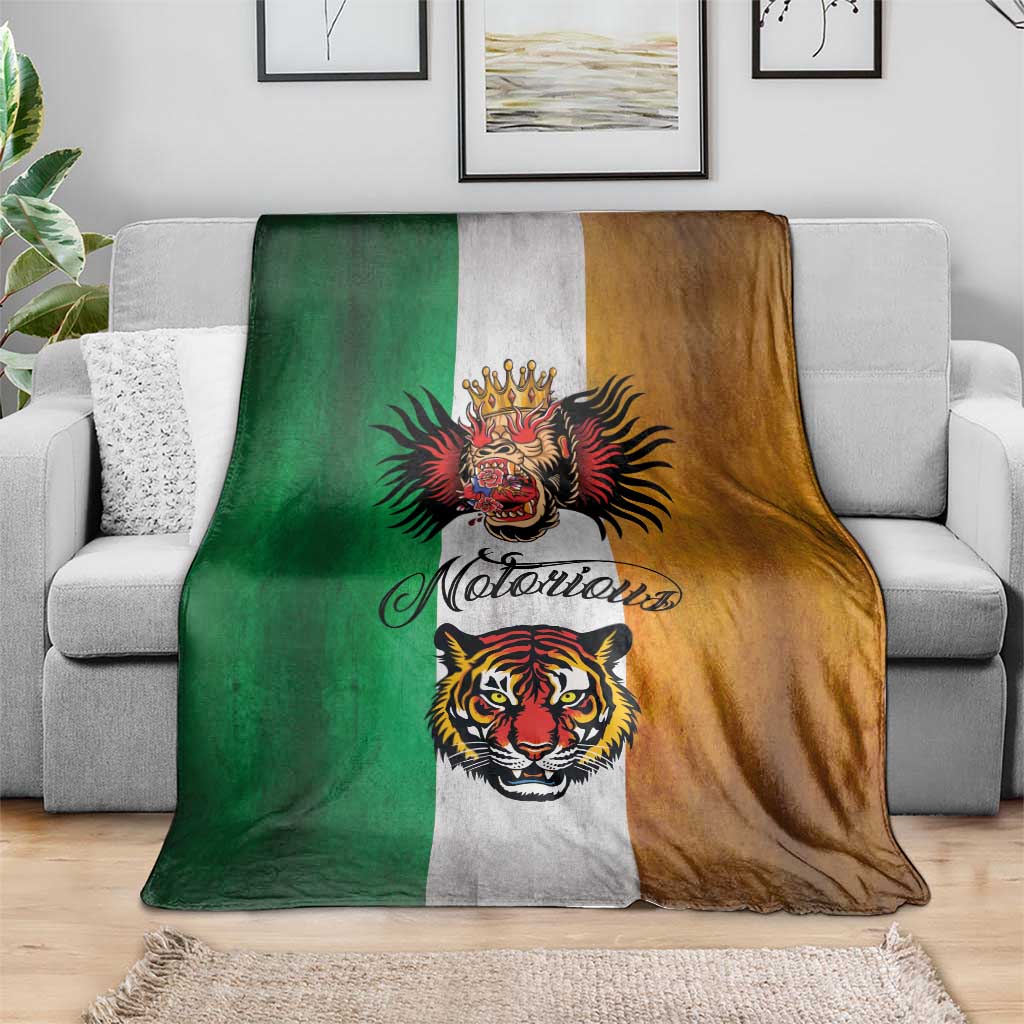 The Ireland - Notorious Blanket Old School Tattoos Grunge Style