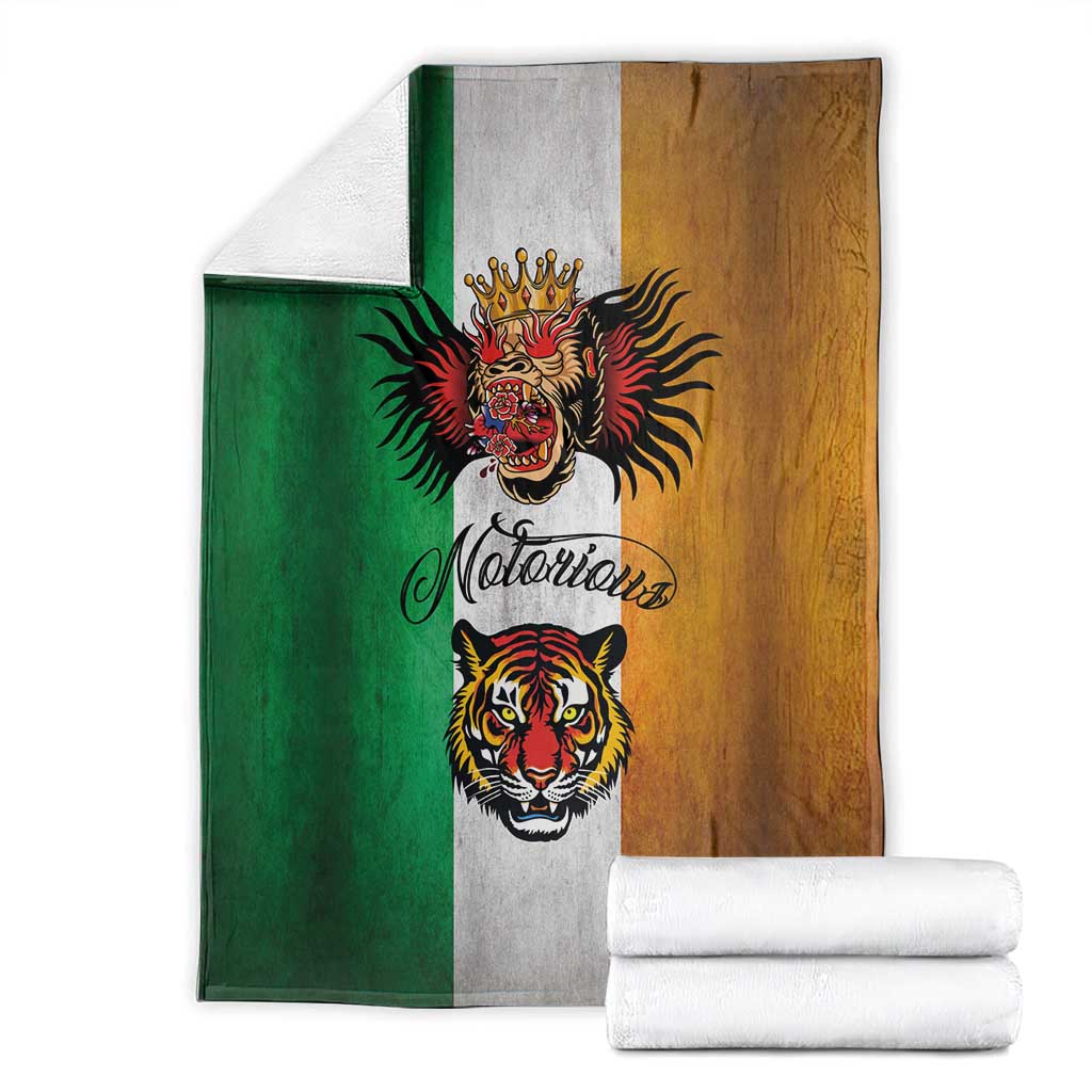 The Ireland - Notorious Blanket Old School Tattoos Grunge Style