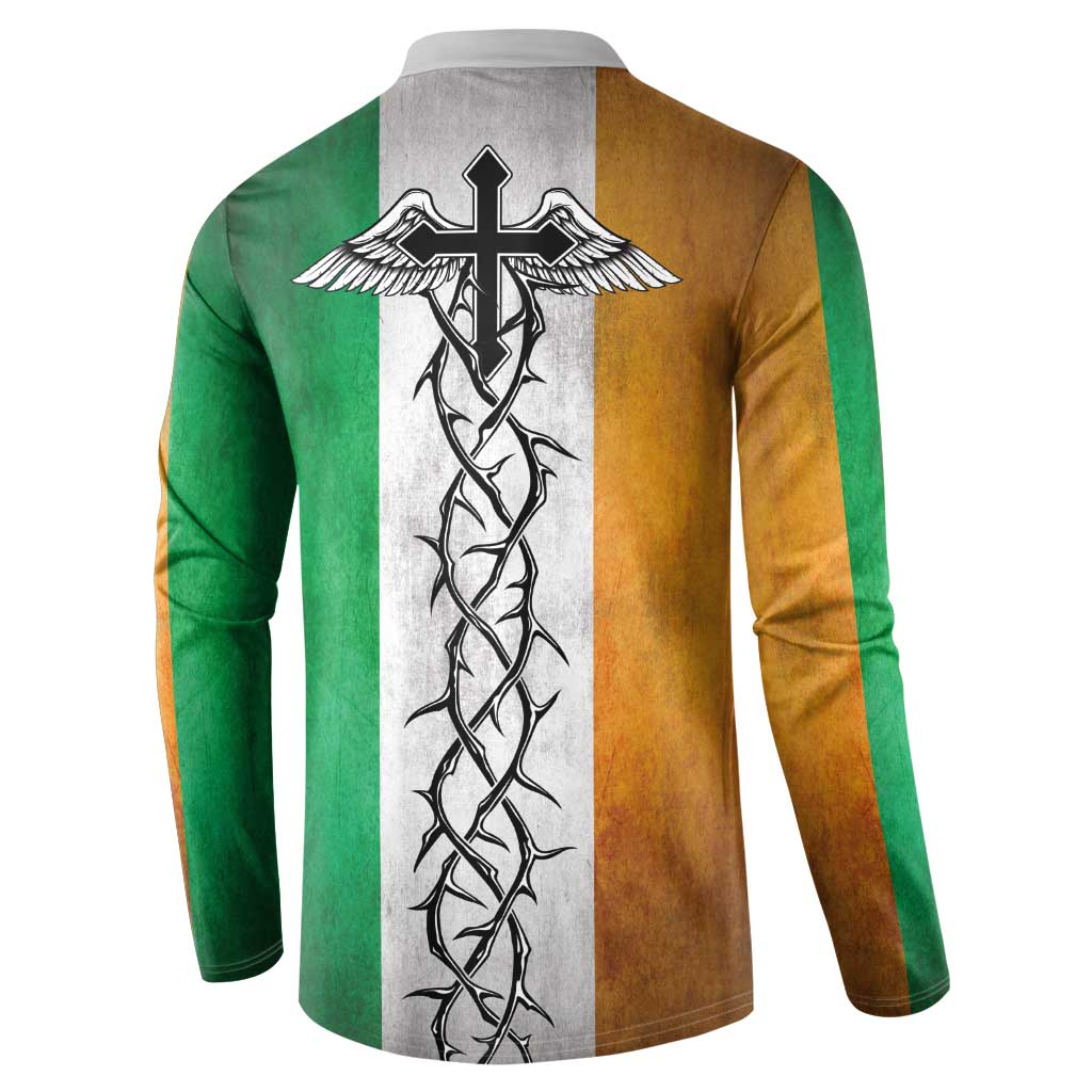 The Ireland - Notorious Button Sweatshirt Old School Tattoos Grunge Style