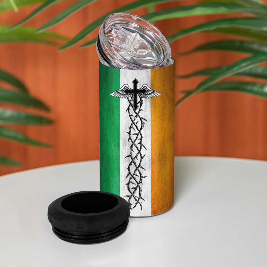 The Ireland - Notorious 4 in 1 Can Cooler Tumbler Old School Tattoos Grunge Style