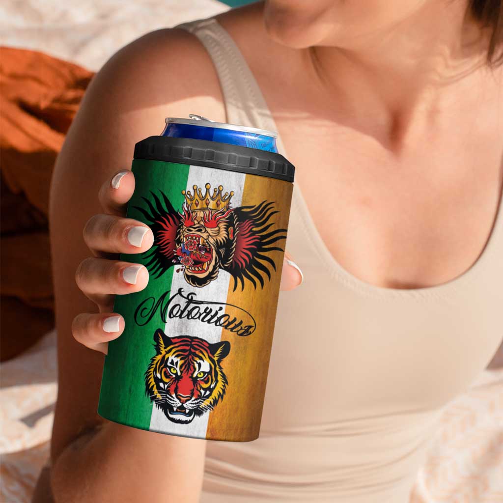 The Ireland - Notorious 4 in 1 Can Cooler Tumbler Old School Tattoos Grunge Style