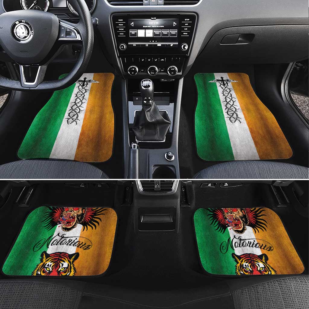 The Ireland - Notorious Car Mats Old School Tattoos Grunge Style