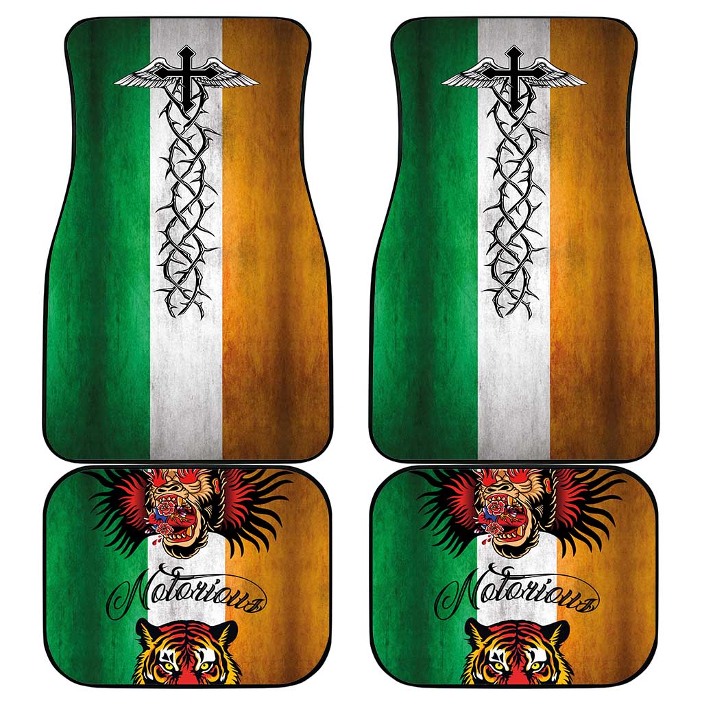 The Ireland - Notorious Car Mats Old School Tattoos Grunge Style