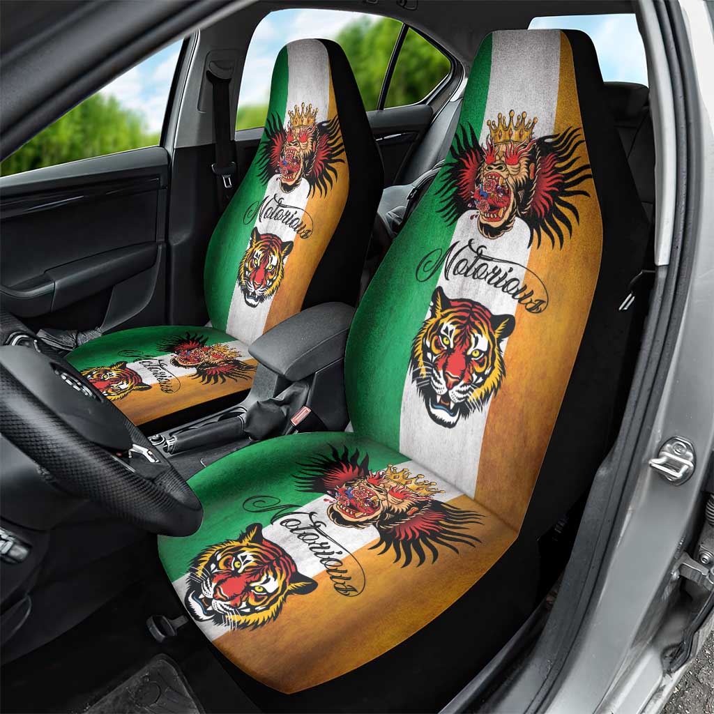 The Ireland - Notorious Car Seat Cover Old School Tattoos Grunge Style